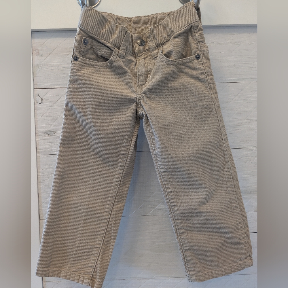 🧸Gymboree Boy's Tan Corduroy Pants; Size: 2T